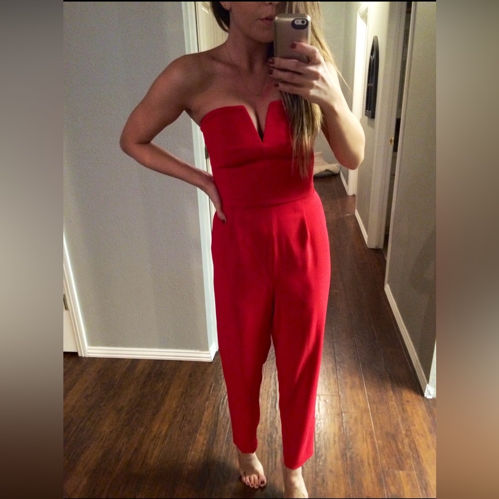 Topshop red jumper